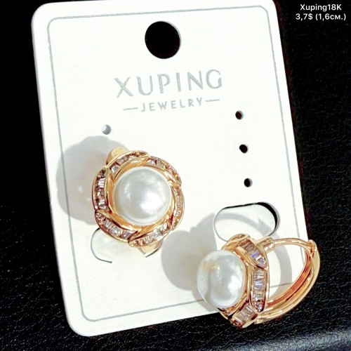 Сережки Xuping18К 20519 (1.6см)